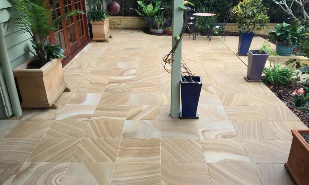 Maintain Sandstone Pavers