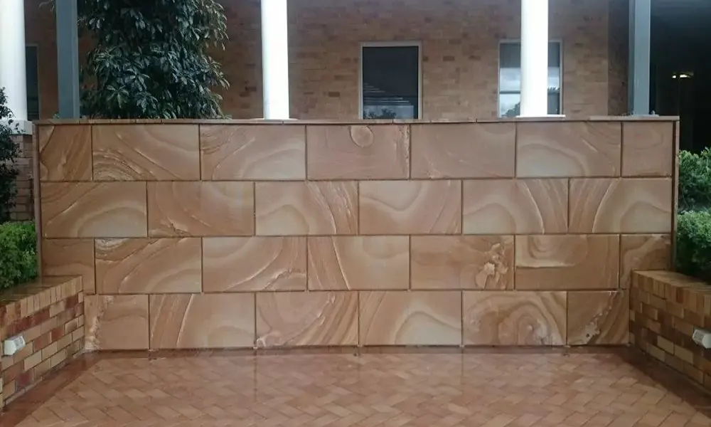 Sandstone Cladding for Exterior Walls